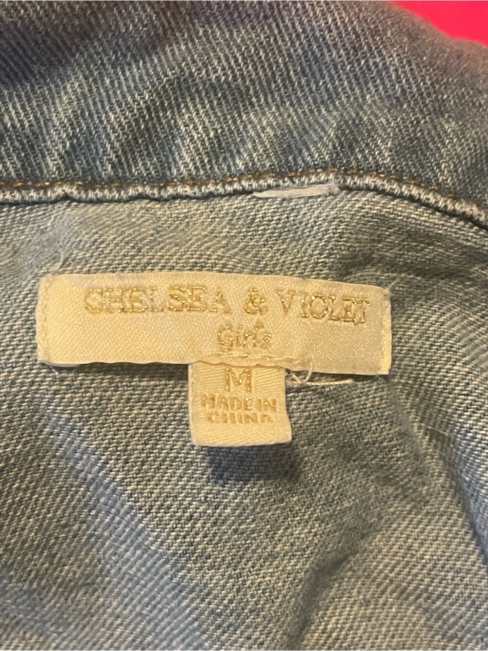 Chelsea & Violet Light Blue Ruffle Denim Jacket - Picture 2 of 3